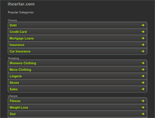 Tablet Screenshot of iheartar.com